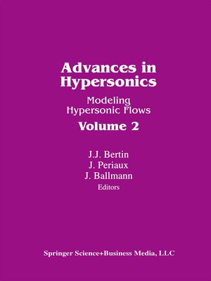 cover image of Advances in Hypersonics